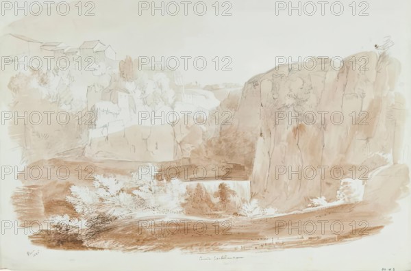 Civita Castellana, 1825. Creator: James William Giles.