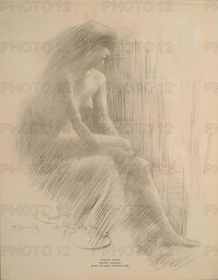 Study of a Figure, 1893. Creator: Robert Brough.