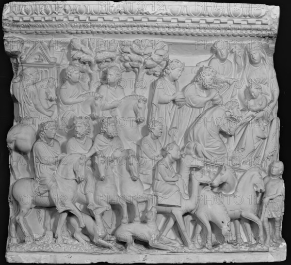 Adoration of the Kings, 1267-1268. Creator: Unknown.