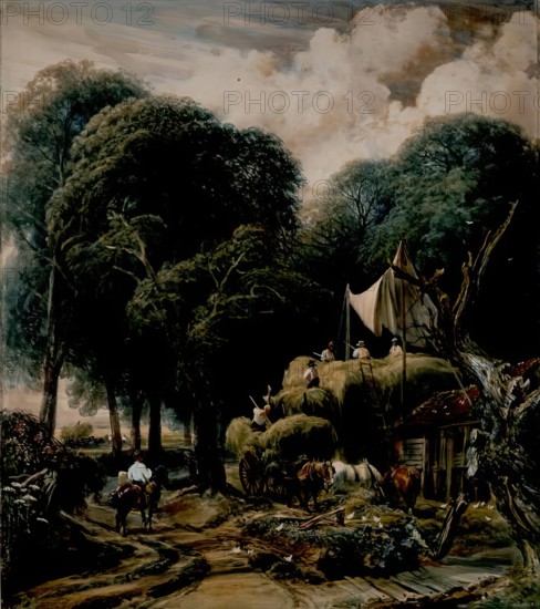 Haymaking. Creator: Peter de Wint.