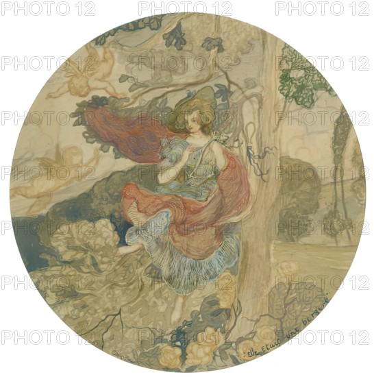 Elle etait une bergère. Creator: Charles Conder.