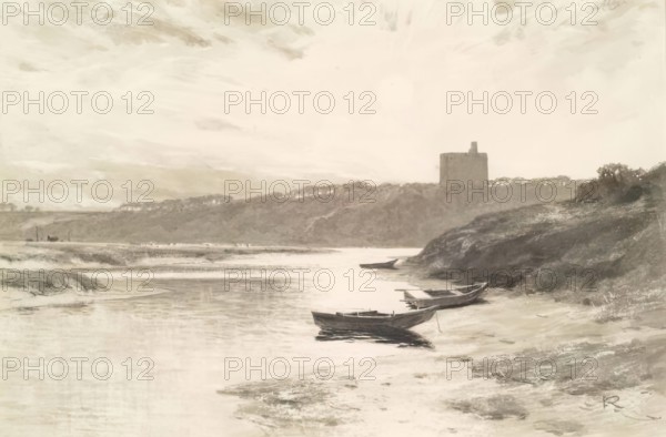 Norham Castle-Illustration For George Napier's "Homes And Haunts", 1883. Creator: George Reid.