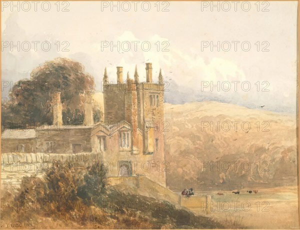 Landscape with Castle, c1830s-1850s. Creator: David Cox the Elder.