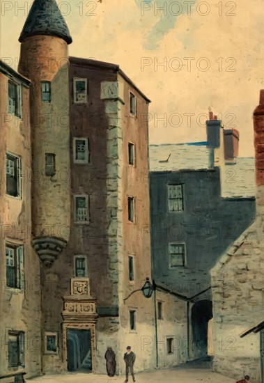 Skene's House Entrance, 1898. Creator: George Gordon Burr.