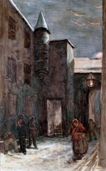 Skene's House, c1894. Creator: George Gordon Burr.