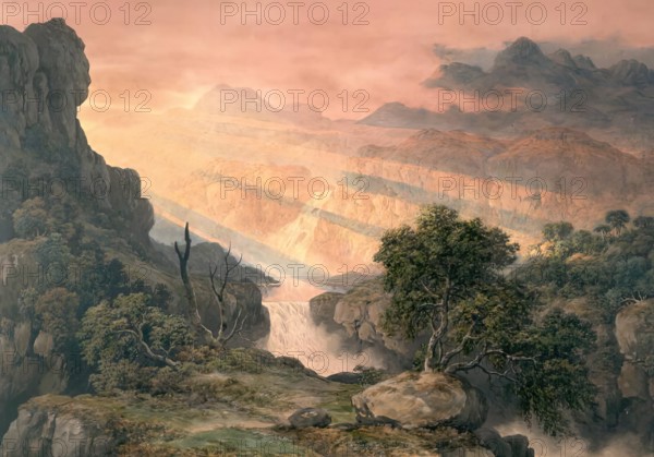 The Falls of Foyers, 1818. Creator: John Glover.
