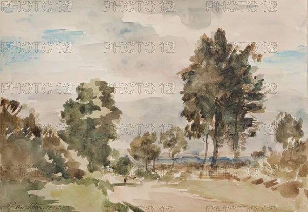 Sandy Road, 1924. Creator: Philip Wilson Steer.