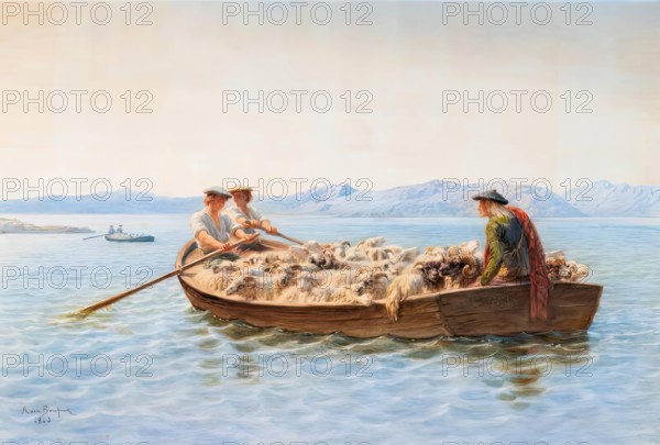 Changing Pastures, 1863. Creator: Rosa Bonheur.