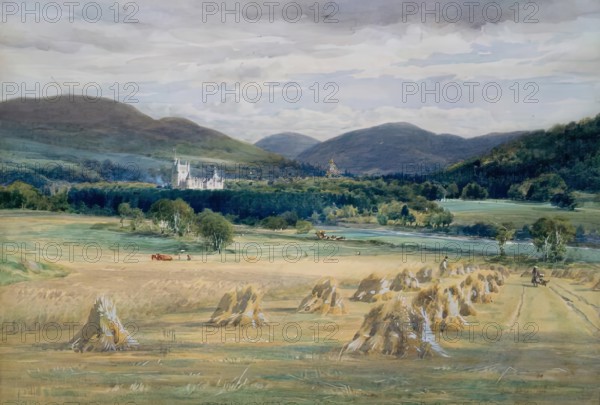Balmoral Castle And Crathie Church, 1903. Creator: John Mitchell.