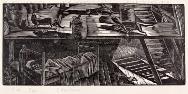 Five Eyes, 1926. Creator: Eric Ravilious.