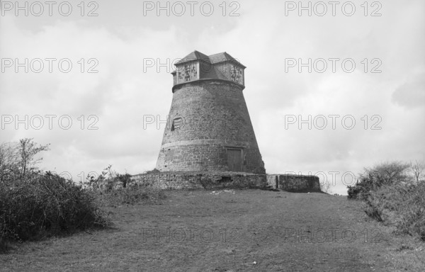 East Knoyle Tower Mill, Windmill Hill, East Knoyle, Wiltshire, 1935.  Creator: HES Simmons.