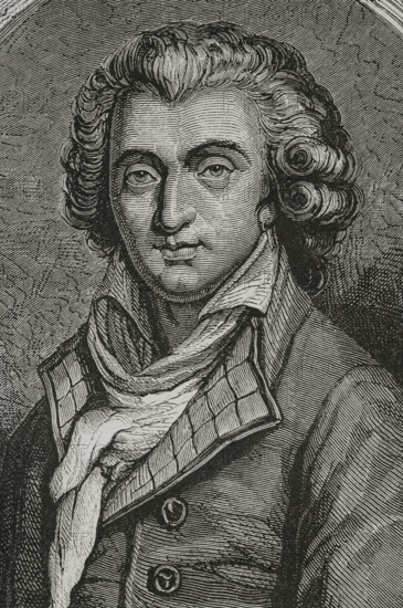 Fabre d’Eglantine, (Philippe-François-Nazaire Fabre), (1750-1794), French actor..., 1876.  Creator: Unknown.