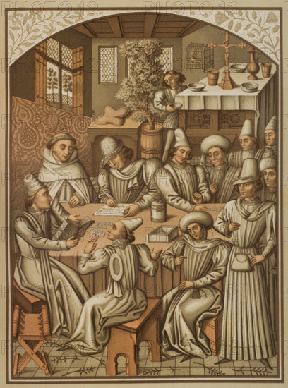 Settlement of accounts by the Brotherhood of "Charité-Dieu and Notre-Dame of the..., 1466 (1878).  Creator: Unknown.