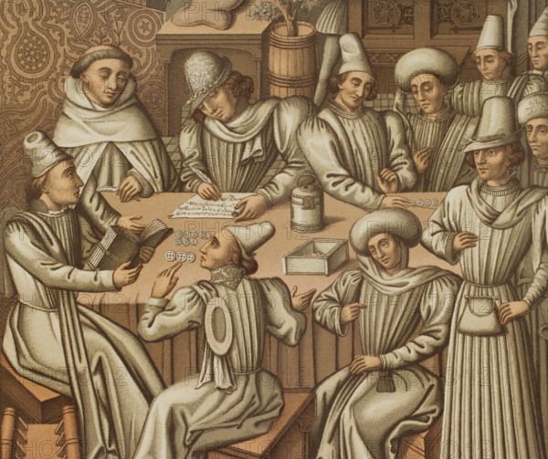 Settlement of accounts by the Brotherhood of "Charité-Dieu and Notre-Dame of the..., 1466 (1878).  Creator: Unknown.