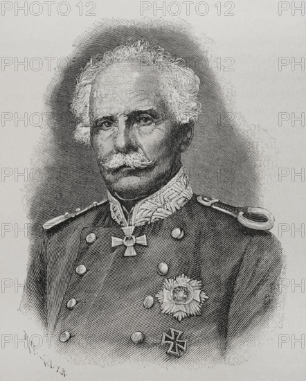 Jacob von Hartmann, (1795-1873), Bavarian general, 1891.  Creator: Unknown.