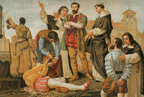 The Execution of the Comuneros of Castile, 1521, (1890).  Creator: Unknown.