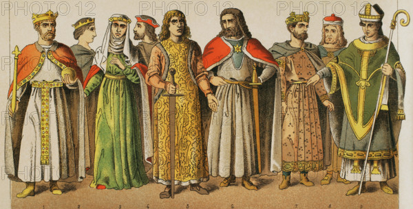 Holy Roman Empire, 1000-1100, (1884). Creator: Unknown.