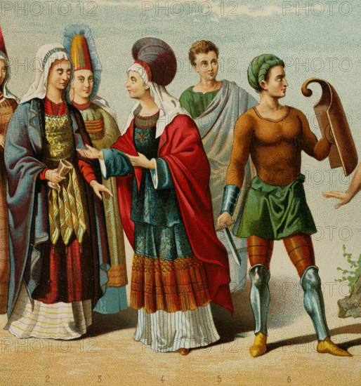 Phoenicians, Iberian Peninsula, Ancient History, (1877).  Creator: Unknown.