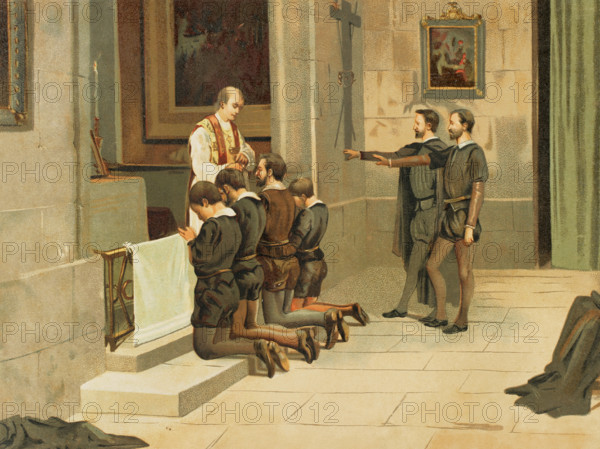 Ignatius of Loyola, (1491-1556), Spanish military, 1886.  Creator: Unknown.