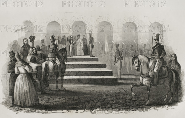 Proclamation of Queen Isabella II, 1842. Creator: Unknown.