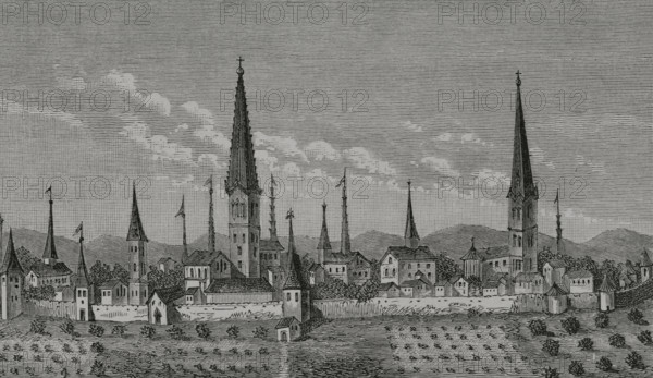 View of Dortmund, Germany, 17th century, (1878).  Creator: Unknown.