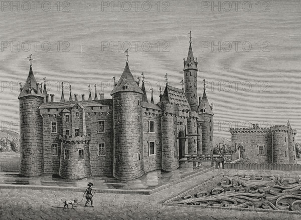 Castle of Marcoussis, near Rambouillet, France, c 17th century, (1877). Creator: Unknown.
