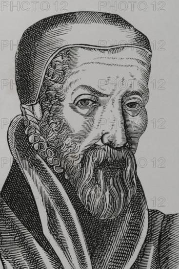 John Knox, (1514-1572), Scottish priest, leader of the Protestant Reformation in Scotland, 1877.  Creator: Unknown.