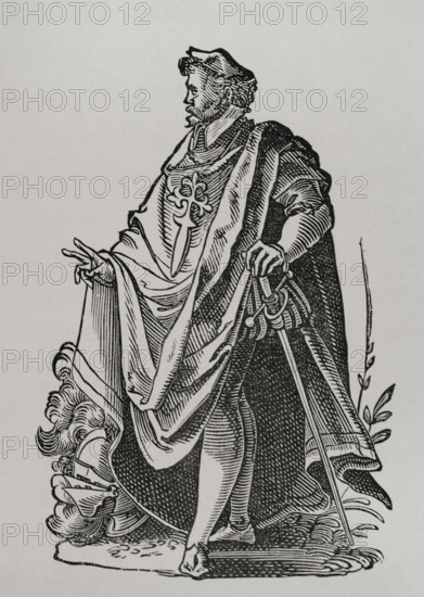 Knight of the Order of Santiago, 1585, (1877).  Creator: Unknown.