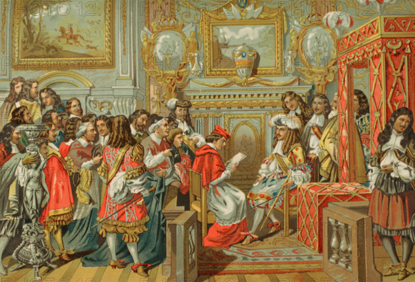 Louis XIV, known as "the Sun King", (1638-1715), King of France, (1643-1715) (1881).  Creator: Unknown.