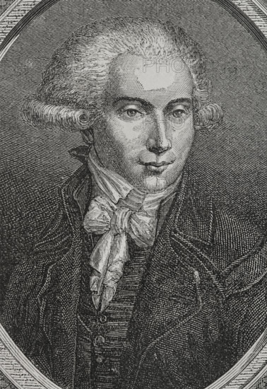 Marguerite-Elie Guadet, (1758-1794), French revolutionary politician, 1876.  Creator: Unknown.