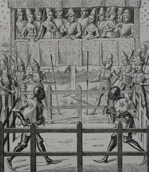 Judgement of God, Middle Ages, 15th century, (1877).  Creator: Unknown.