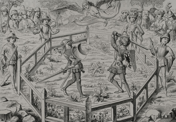 Judgement of God, Middle Ages, 15th century, (1877).  Creator: Unknown.