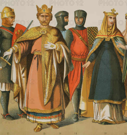 Normans, 1000-1100, (1884).  Creator: Unknown.