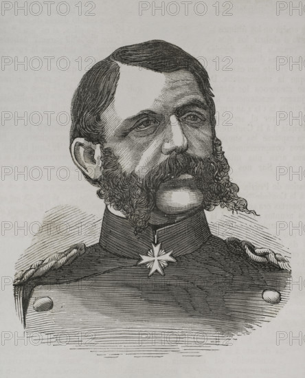 Theophil von Podbielski, (1814-1879), General of the Prussian Army, 1871.  Creator: Unknown.