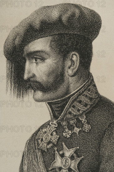 Tomás Zumalacárregui (1788-1835), Spanish soldier, 1868.  Creator: Unknown.
