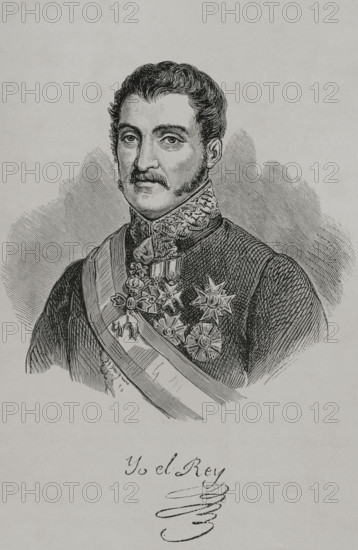 Carlos María Isidro de Borbón, (1788-1855), known as Don Carlos, 1879.  Creator: Unknown.
