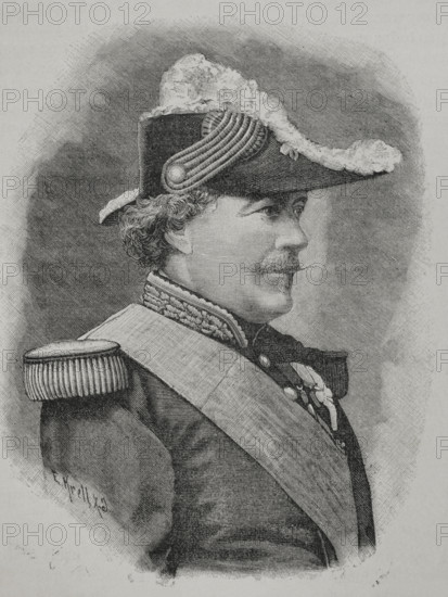 François Certain de Canrobert, (1809-1895), Marshal of France, 1891. Creator: E Krell.