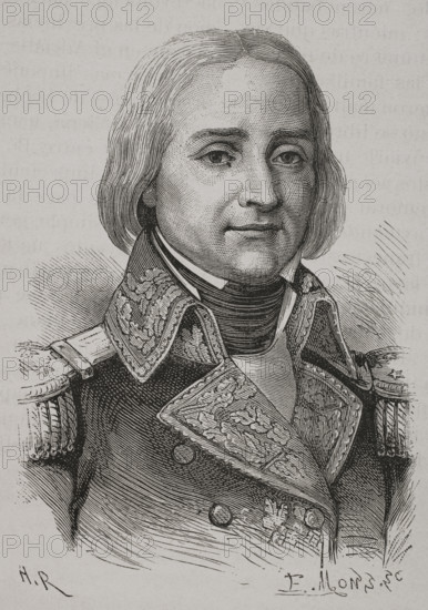 François-Paul Brueys d'Aigalliers, (1753-1798), French admiral who led the fleet into...Egypt,1879. Creator: Unknown.