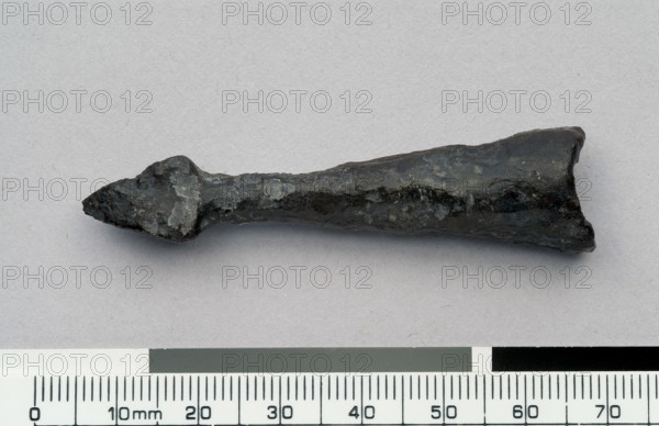 Medieval iron arrowhead, c13th century. Creator: Unknown.