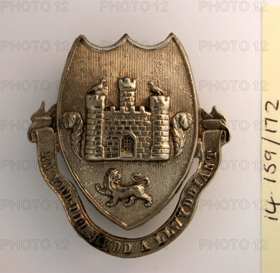 Carmarthen Borough Police badge, c1830-1947. Creator: Unknown.