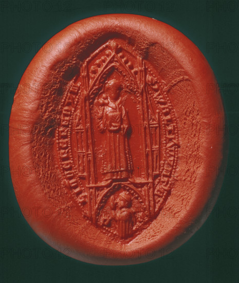 Seal impression: Archdeacon of Carmarthen, 1902. Creator: Unknown.