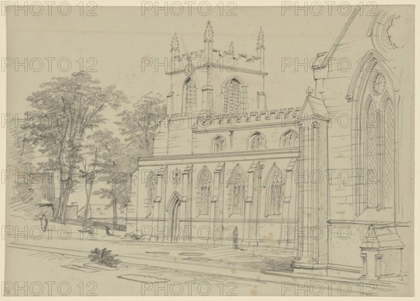 Bangor Cathedral, 1881. Creator: Allen Edward Everitt.