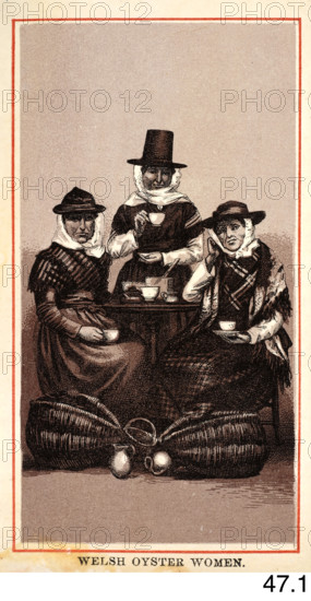 Welsh Oyster Women, c1860s-1880s. Creator: Charles Smith Allen.