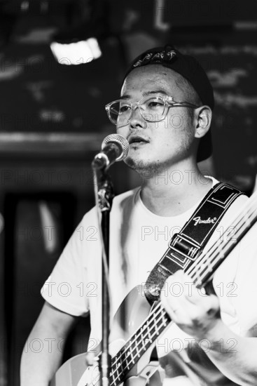 Maya Akechi and Alborg live at Hope & Anchor, Islington, London, May 2025. Creator: Annapaola Marchesani.