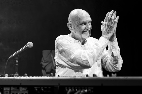 Hans-Joachim Roedelius live at the Jazz Café, London, Apr 2024. Creator: Annapaola Marchesani.