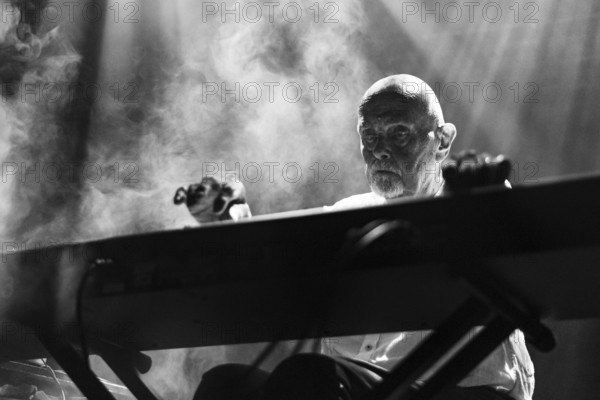 Hans-Joachim Roedelius live at the Jazz Café, London, Apr 2024. Creator: Annapaola Marchesani.