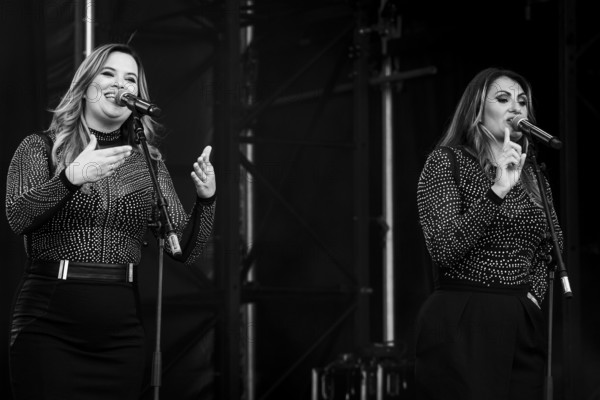 Heaven 17 live at Heritage Live, Audley End House, Essex, Aug 2023. Creator: Annapaola Marchesani.