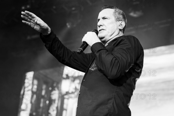 Andy McCluskey, OMD, live at Heritage Live, Audley End House, Essex, Aug 2023. Creator: Annapaola Marchesani.