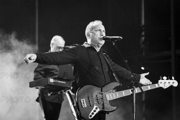 Andy McCluskey, OMD, live at Heritage Live, Audley End House, Essex, Aug 2023. Creator: Annapaola Marchesani.