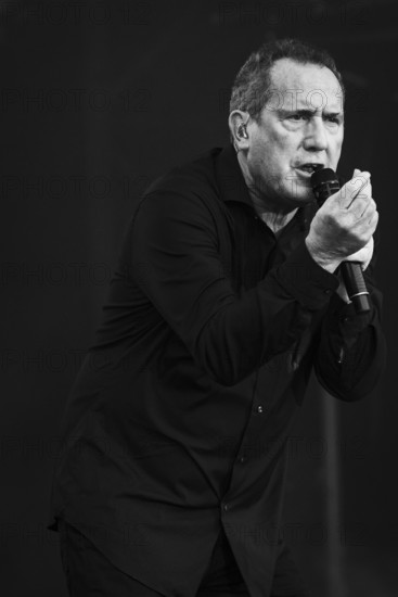 Andy McCluskey, OMD, live at Heritage Live, Audley End House, Essex, Aug 2023. Creator: Annapaola Marchesani.